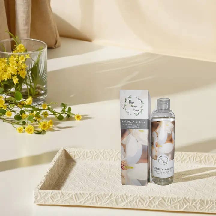 Pretty Valley Home - Wholesale Fragrance oil - Reed Diffuser Oils 200ML 6.76 Fl oz Fragrance Oil - Magnolia Orchid1