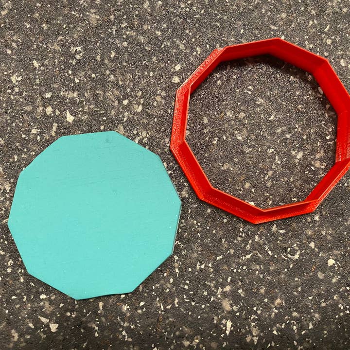 Decagon form Cookie Cutter för wholesale av CookieCutterSupply