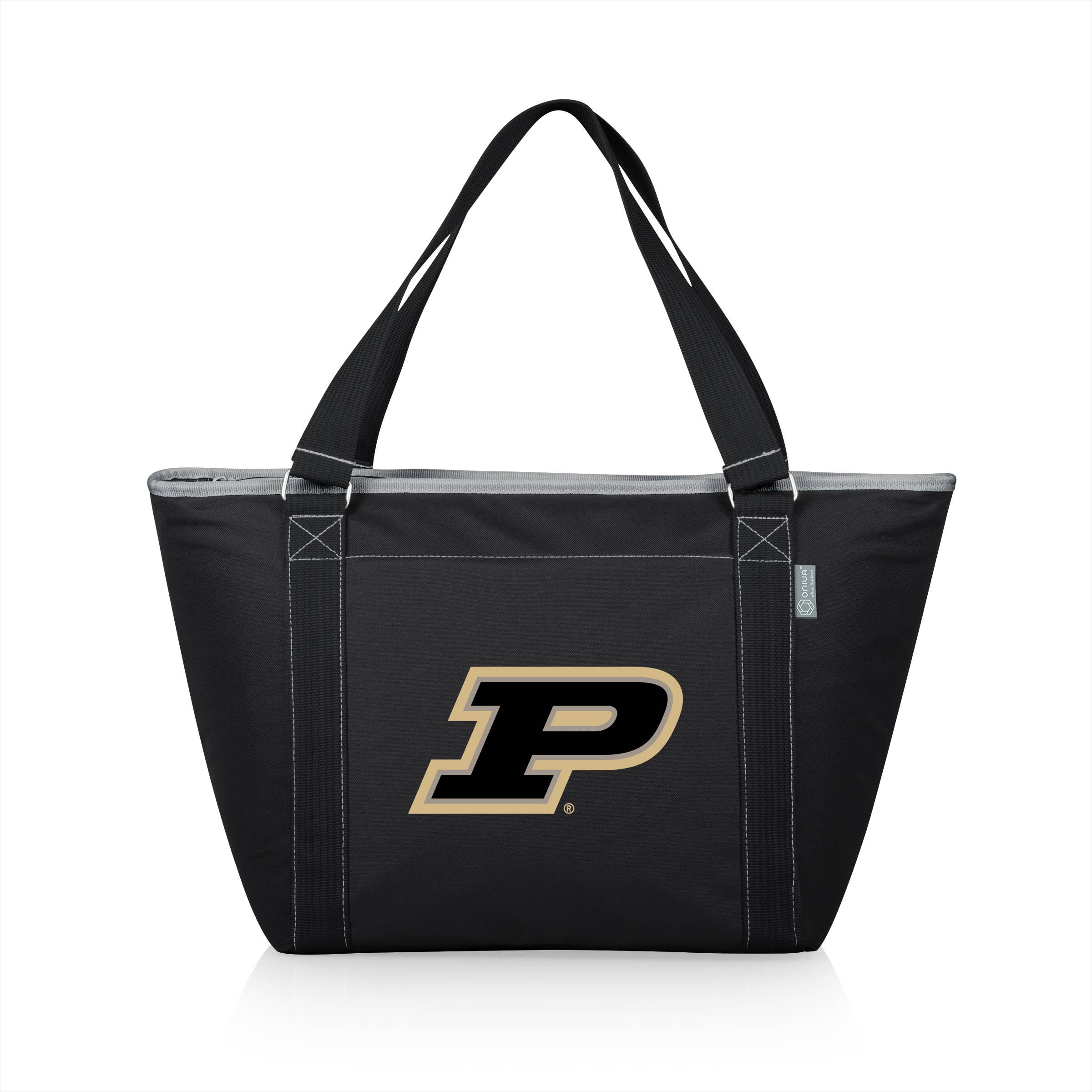 Black Purdue Boilermakers Topanga Cooler Tote Bag for wholesale on Faire