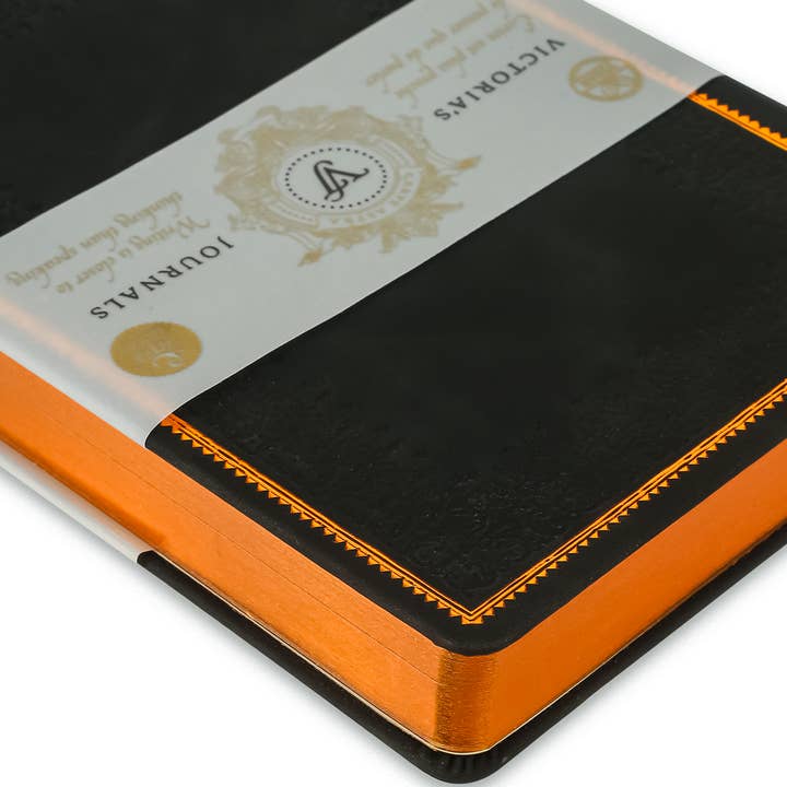 Victoria's Journals - Wholesale Journal/Diary - Renaissance Black Journal – Vintage Hardcover Diary2