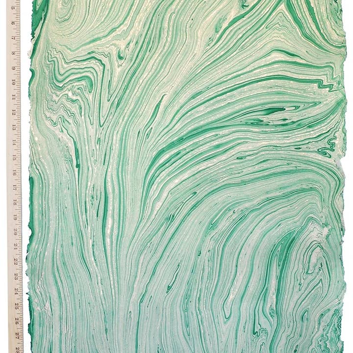 Sustain & Heal - Wholesale Flat Wrap - Mint Green Marble Sheet #361