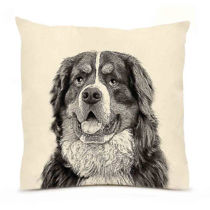 Almohada grande para perro de montaña bernés para venta al por mayor de Eric & Christopher