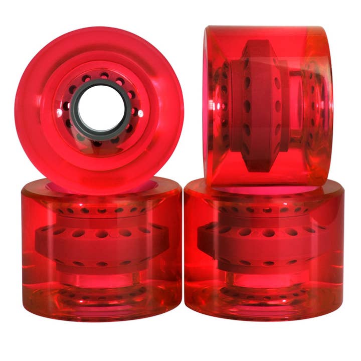 Cal 7 - Wholesale Sporting Accessories - Cal 7 Skateboard Cruiser Multiple Solid Color 70mm Durable Wheels