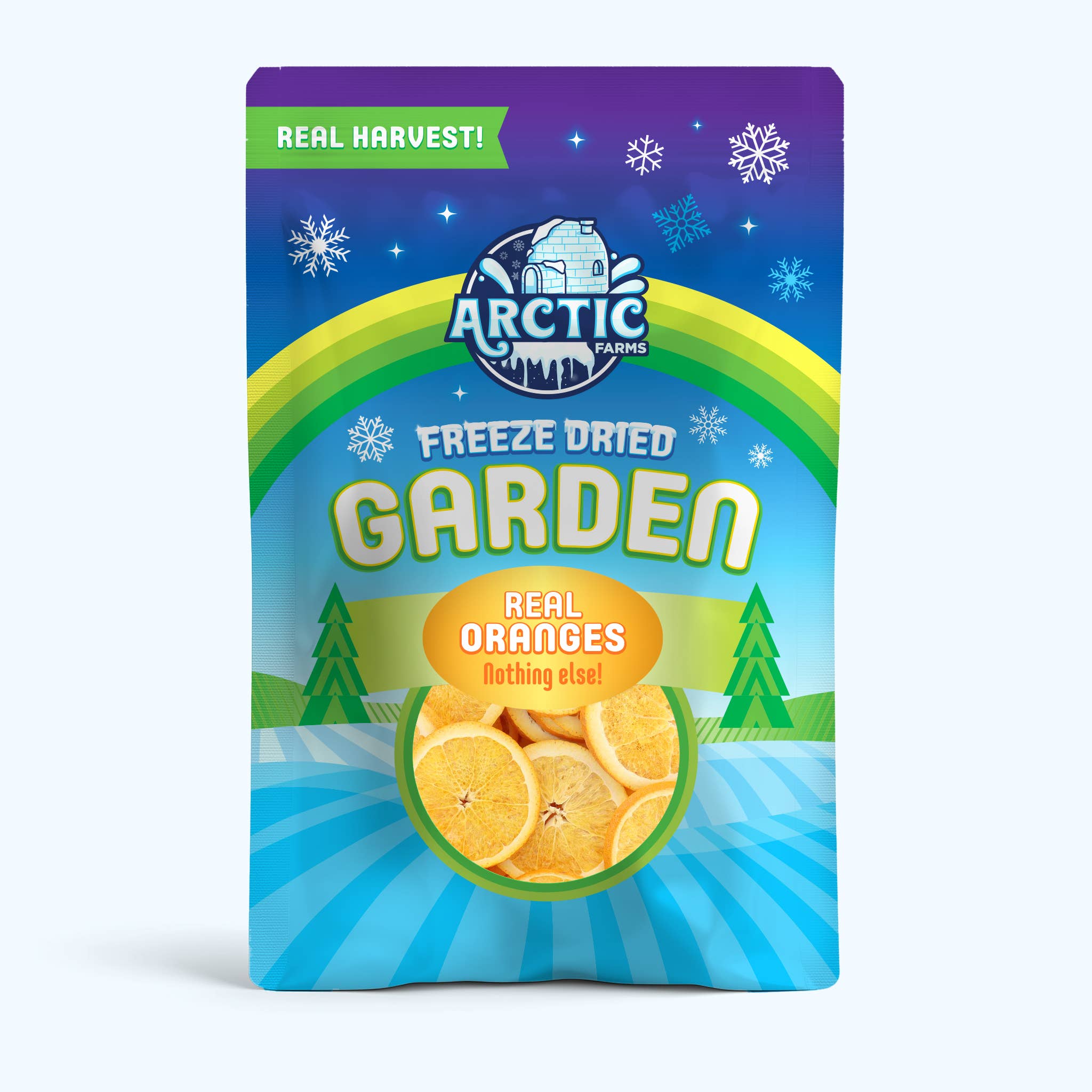 Arctic Farms – wholesale Dried/dehydrated fruit – Arctic Farms Garden Freeze Dried Orange Slices (Real Fruit)3