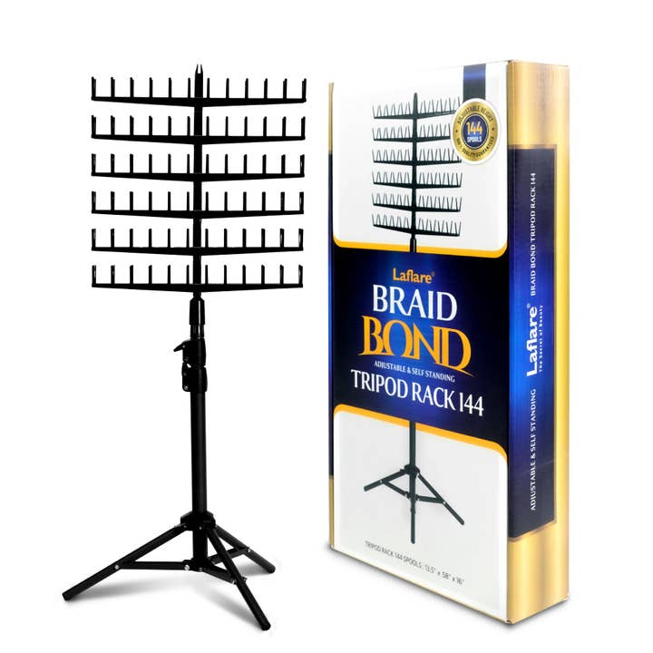 Laflare - Wholesale Jewelry Box/Organizer - BRAID BOND TRIPOD RACK 144 PEGS BRAIDING HAIR STAND3