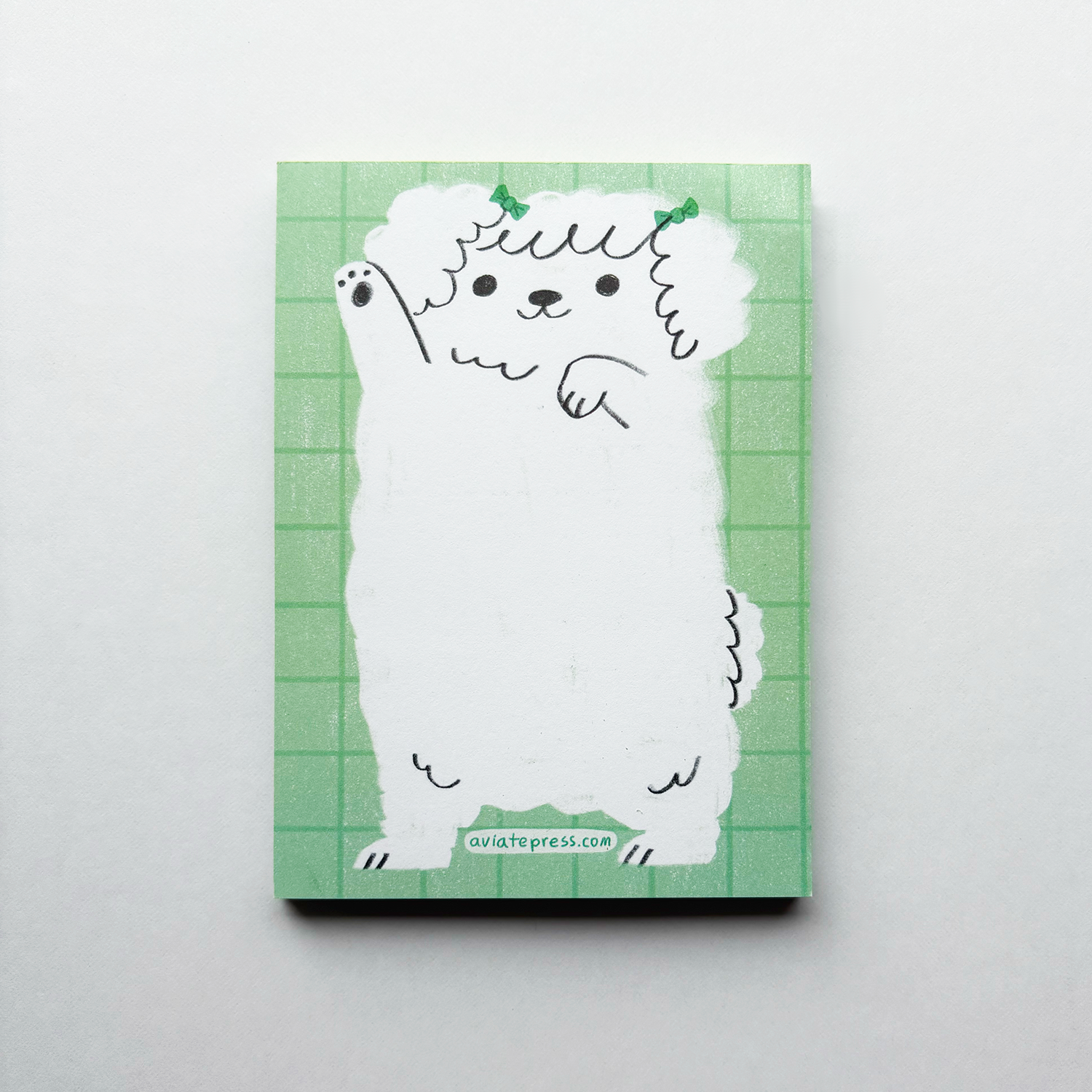 Aviate Press - Wholesale Notepad - Fluffy Pup Notepad5