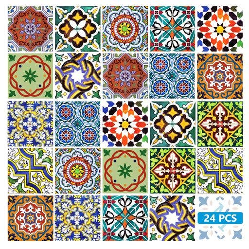 Mi Alma LLC - Vente Carrelages muraux - Ajoutez une touche de style à votre espace avec le modèle Tile Stickers - AB211