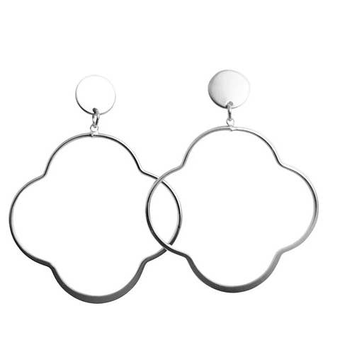 Elena Silver Earrings for wholesale by Christy Jean Boutique