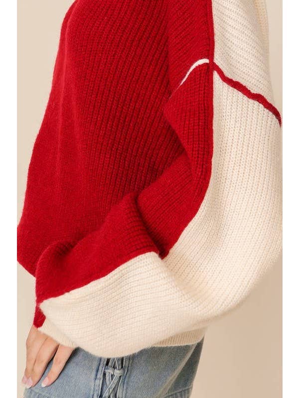 Vanilla Monkey - Wholesale Knit Sweater - Women's - Gameday Oversized Sweater2
