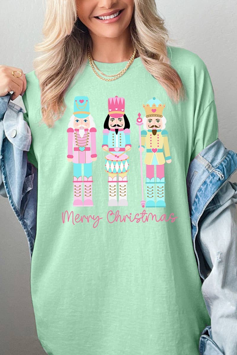 COLORBEAR - Vente T-shirt à imprimés – unisexe - T-shirt épais à motif de casse-noisettes de Noël5