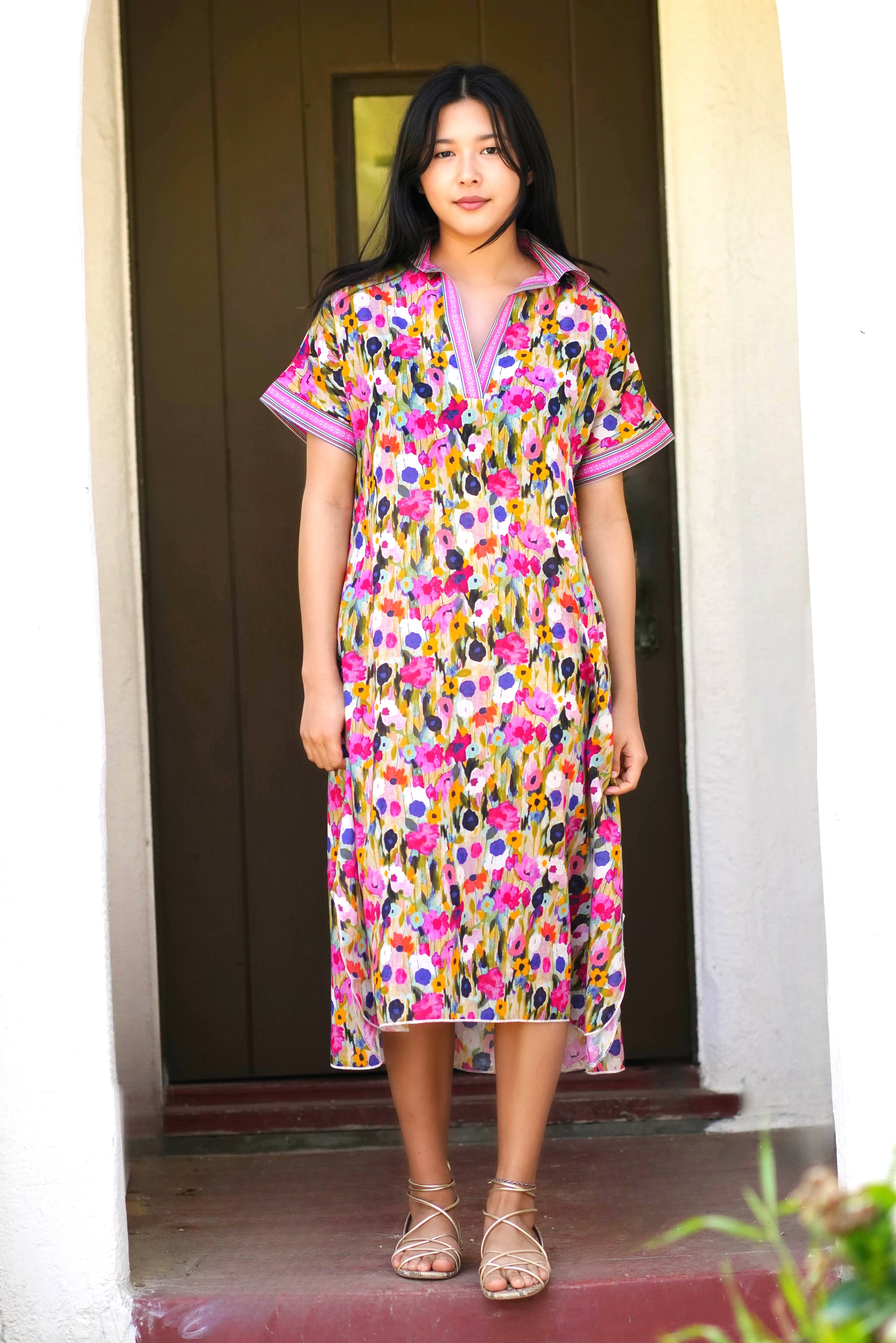 Rosa floral Vestido Floral Tallulah Rosa para venda a revendedores na Faire3