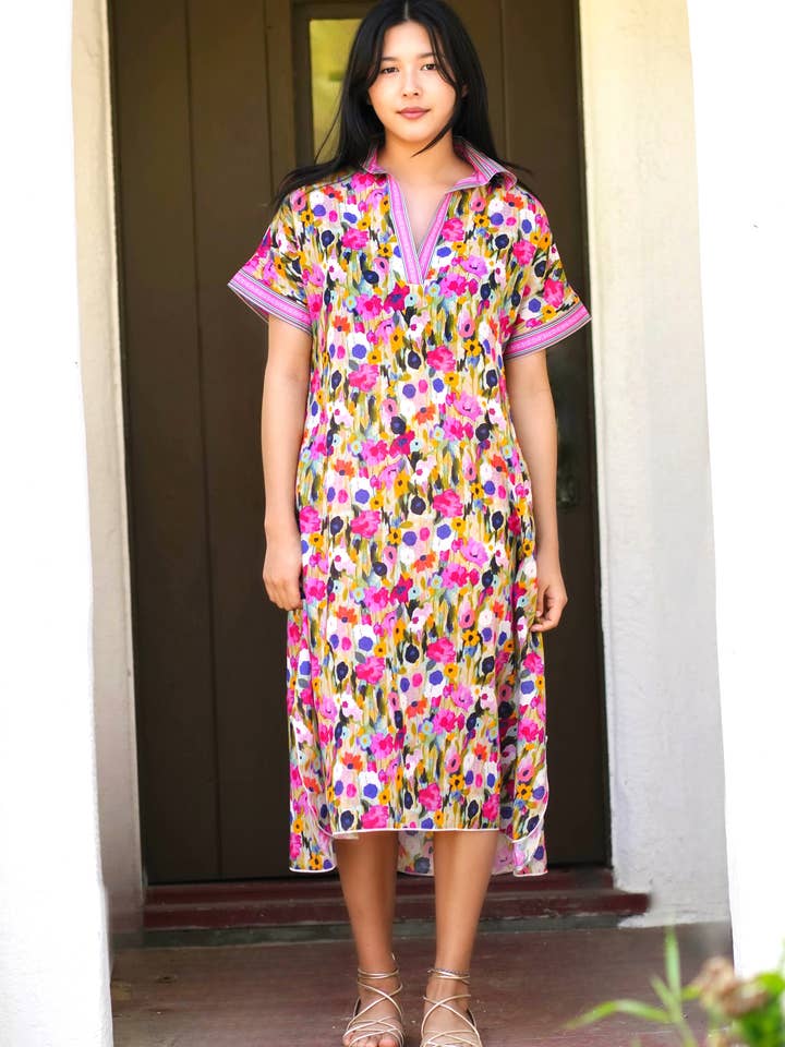 Rosa floral Vestido Floral Tallulah Rosa para venda a revendedores na Faire3