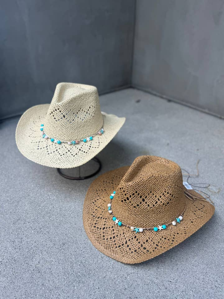 Western Straw Hat Cowgirl Hat for wholesale by Love and Thyme