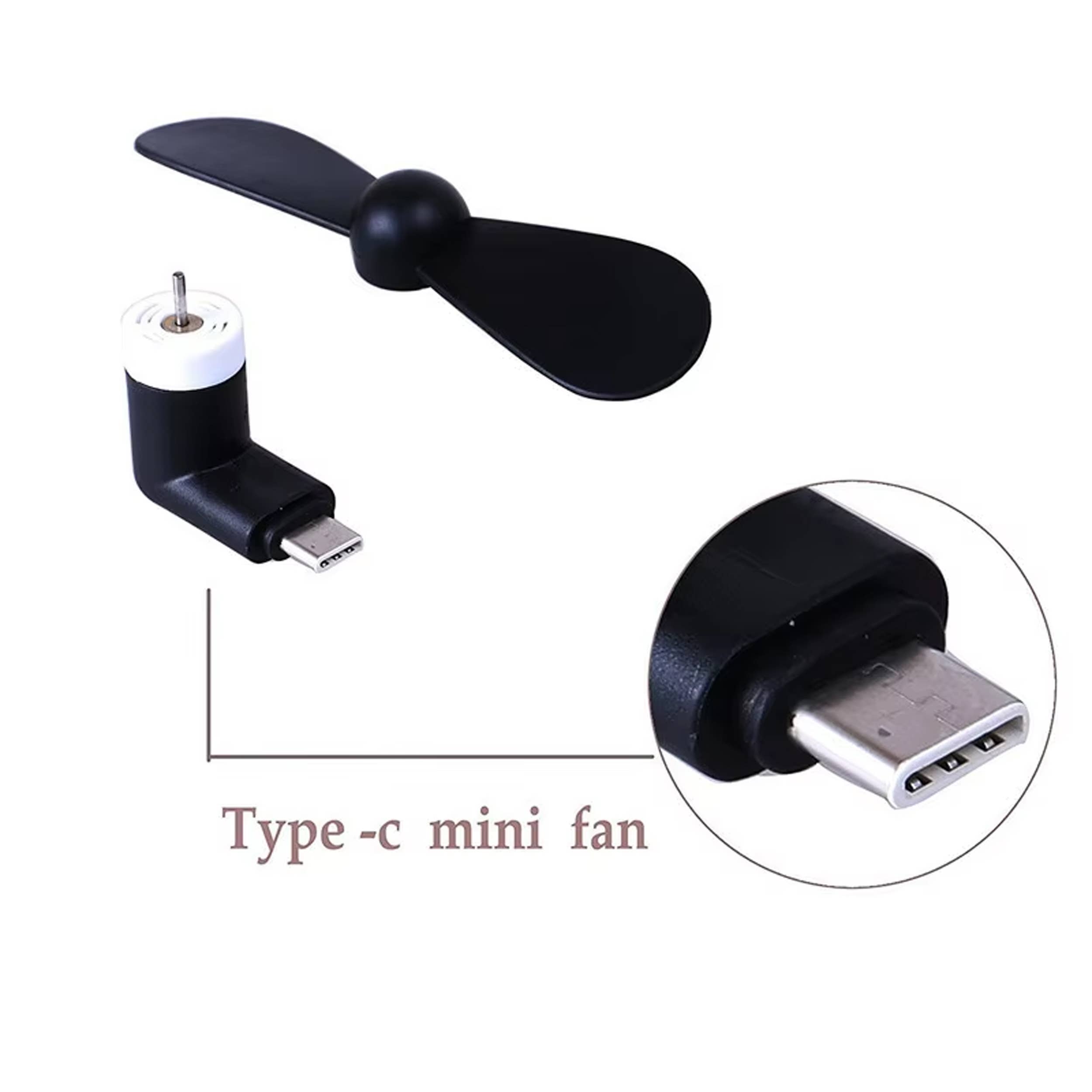 Lumbee Trade – wholesale Handheld electric fan – Mini Portable USB Type-C Fan - Assorted1