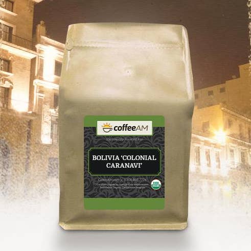 Café « Colonial Caranavi » de Bolivie biologique pour la vente par CoffeeAM