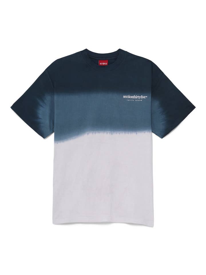 Dip Dye Wordmark Tee - Black for wholesale by SECTION 35