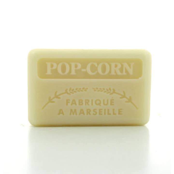 Pop corn - French soap with organic shea butter 125g for wholesale by Au Savon de Marseille