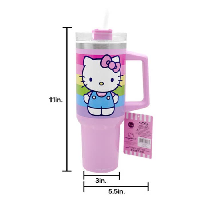 Kitty and Co./Make Up Store Near Me - Wholesale Insulated mug/tumbler - Hello Kitty 40 OZ Travel Tumbler1