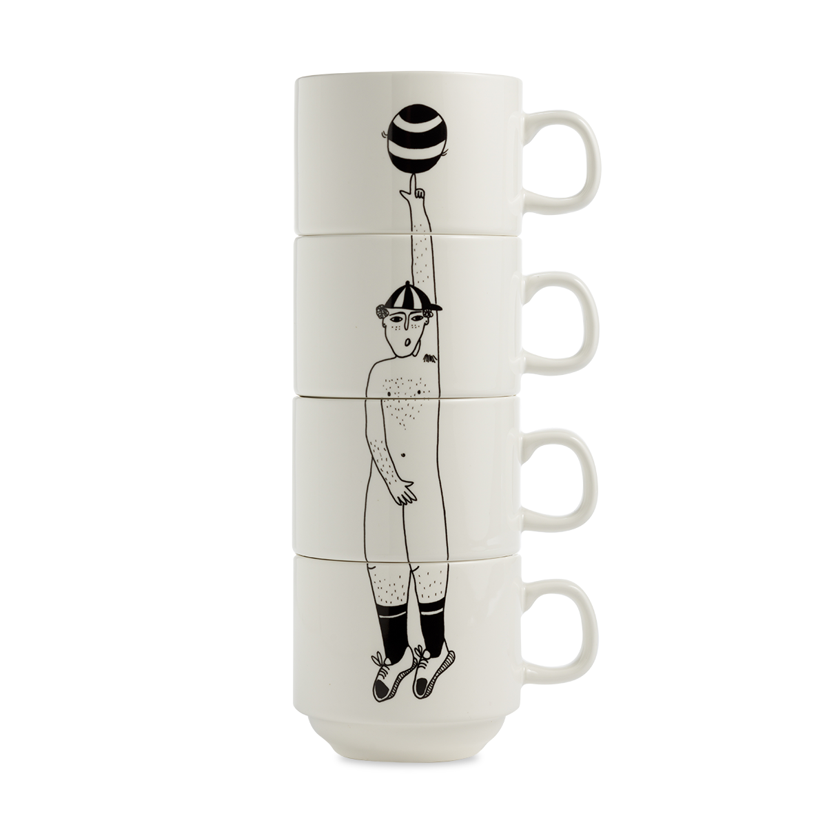 helen b - Wholesale Coffee Mug - stackable mugs I (set*4)0