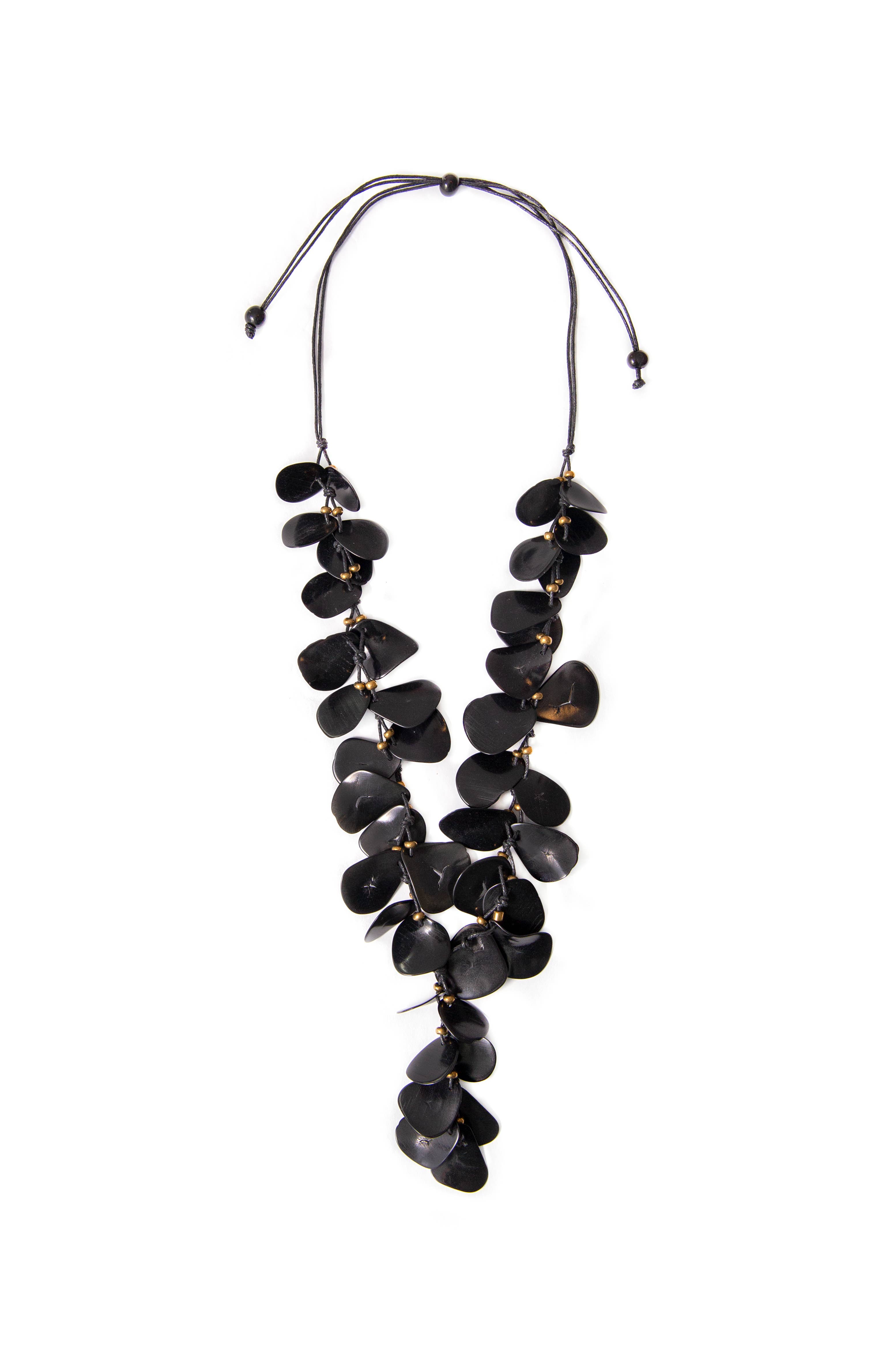 Organic Tagua Jewelry - Vente Colliers plastrons - Collier Sienne20