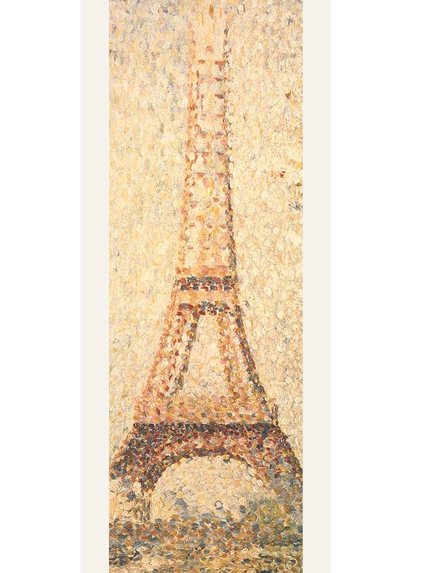 140 scarf - Seurat - Eiffel Tower for wholesale by Brochier Soieries