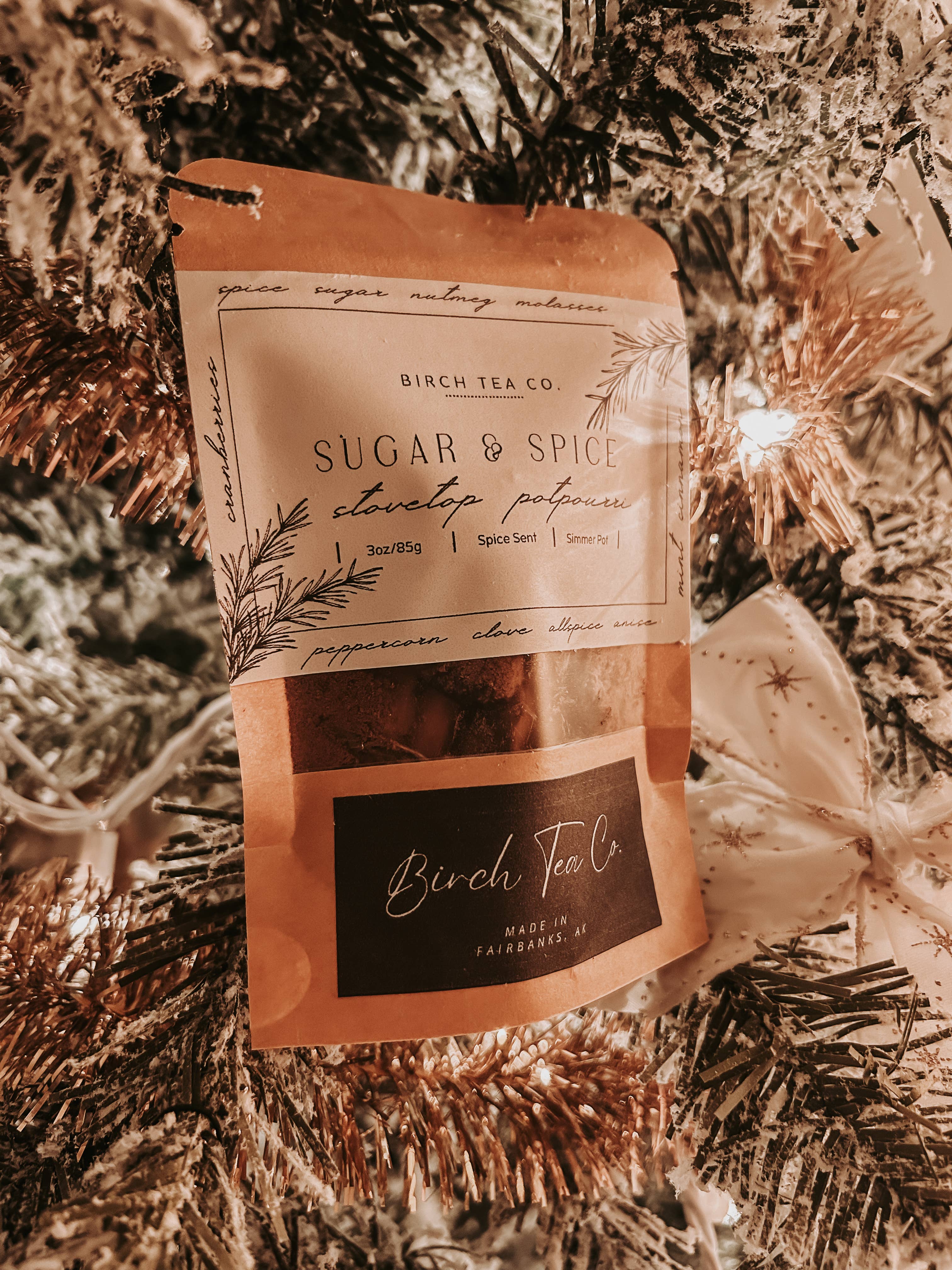 Birch Tea Co. - Vente Pots-pourris - Kit de pot-pourri à la cannelle et aux épices pour cuisinière parfum nostalgique6