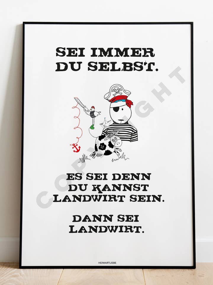 IMPRIMIR - SEJA SEMPRE VOCÊ MESMO, SEJA UM AGRICULTOR por atacado de HEIMARTLIEBE®