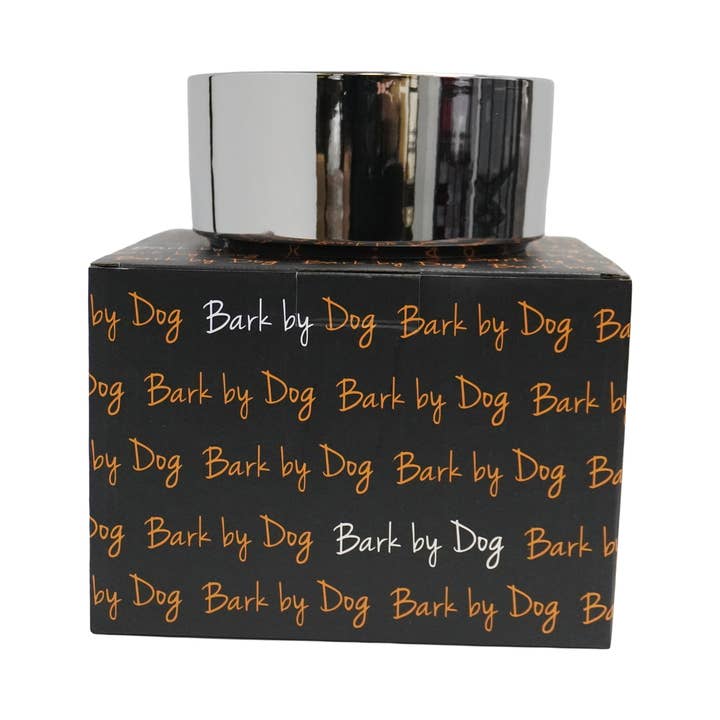 BARK by DOG - Wholesale Pet Bowl - Cat/Dog - 4 Pack- Luigi Luxe Silver Dog Bowl1