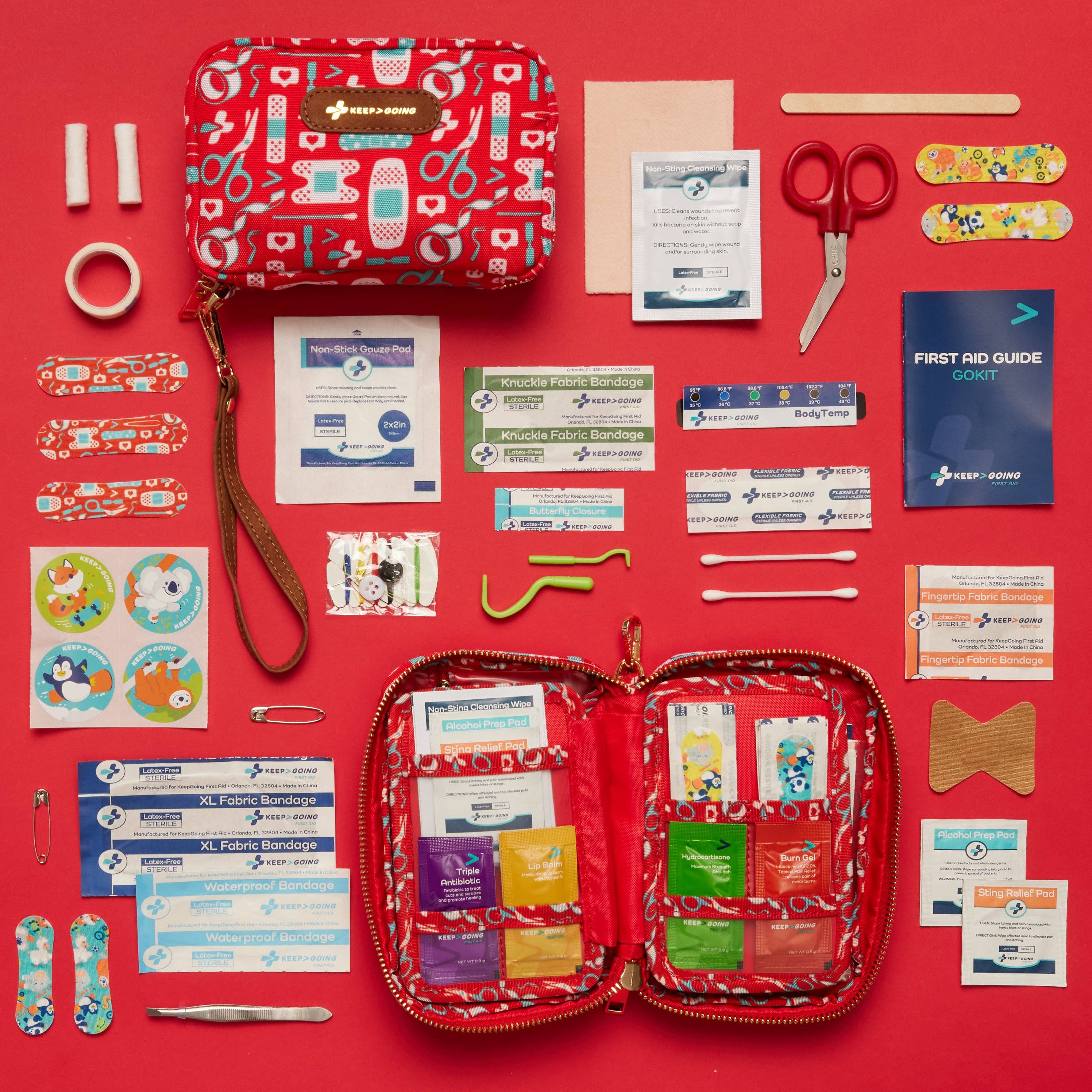 KEEP>GOING First Aid - Wholesale First Aid Kit - First Aid GoKit (130 PCS)1