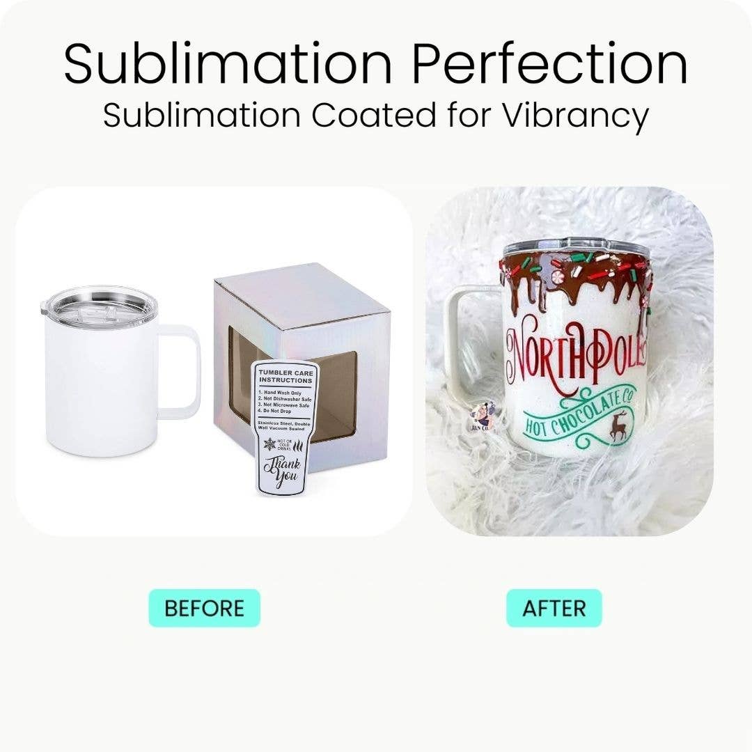 MakerFlo – wholesale Insulated mug/tumbler – 12oz Sublimation Camper Mug5