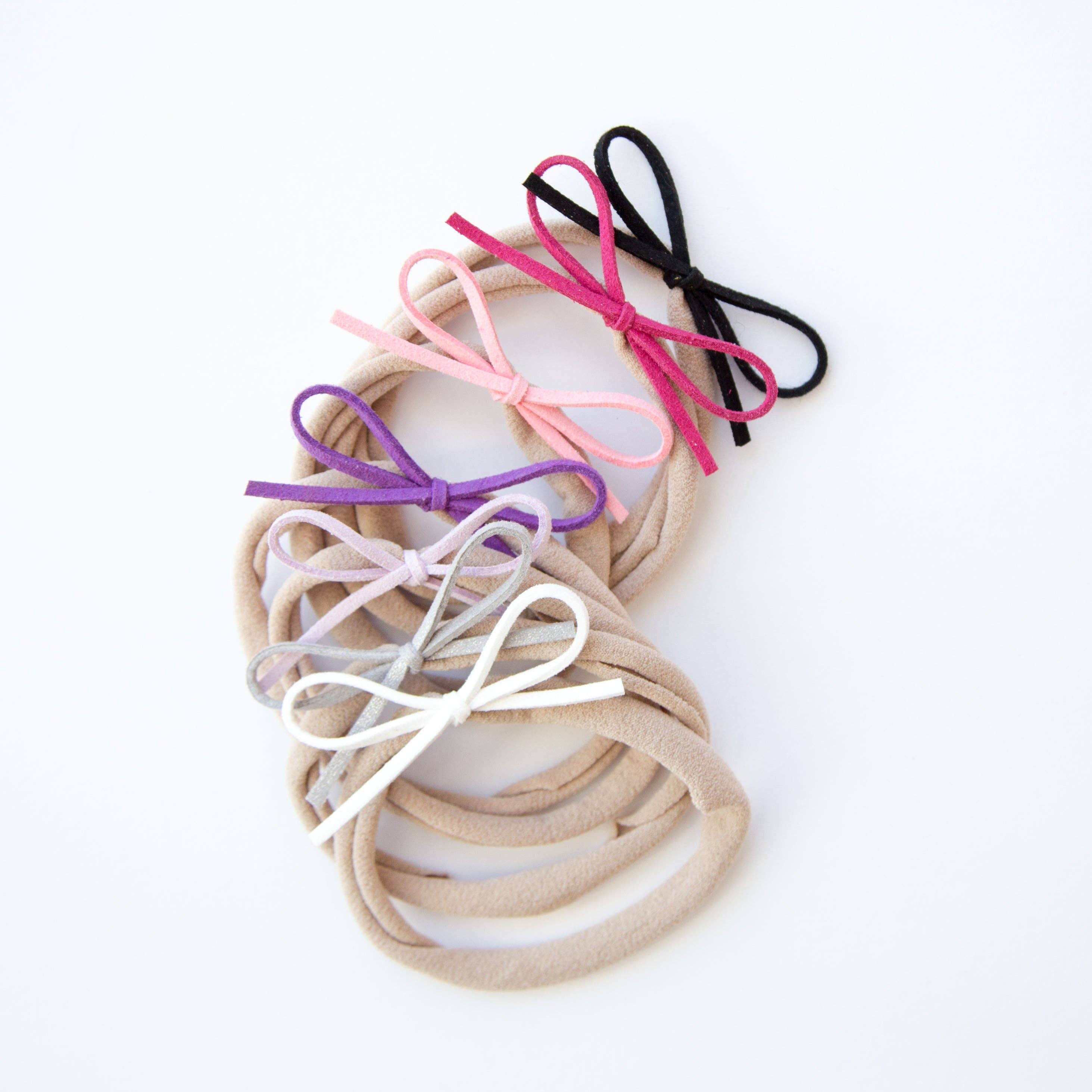 Modern Piggy - Wholesale Hair Bow - Baby - Girly | Suede Cord Set3