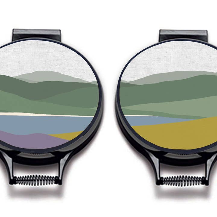 Mustard & Gray Ltd - Wholesale Oven Mitt/Pot Holder - Hills Heather & Gorse Circular Hob Covers
