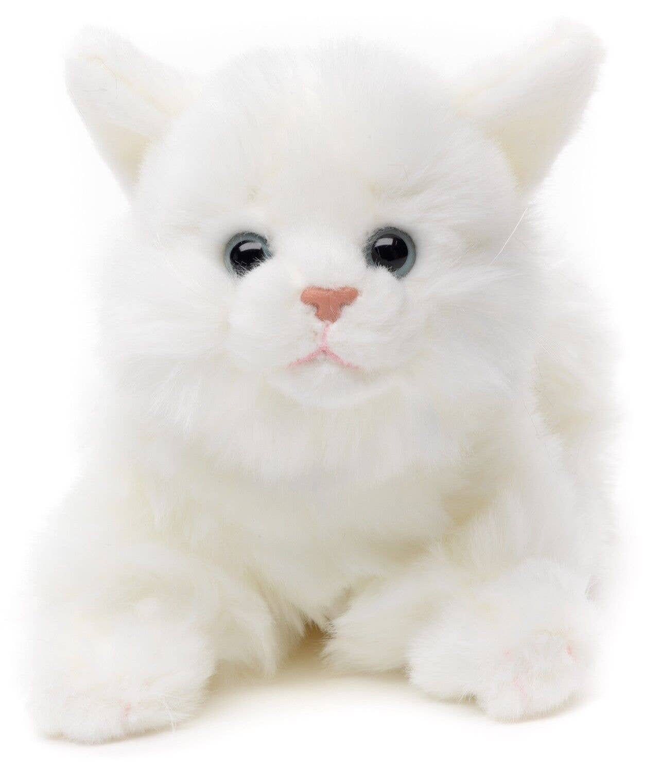 Uni Toys - Wholesale Stuffed/Plush Toy - Kids & Baby - Cat lying down (white) - 20 cm (length) - cuddly/plush toy1