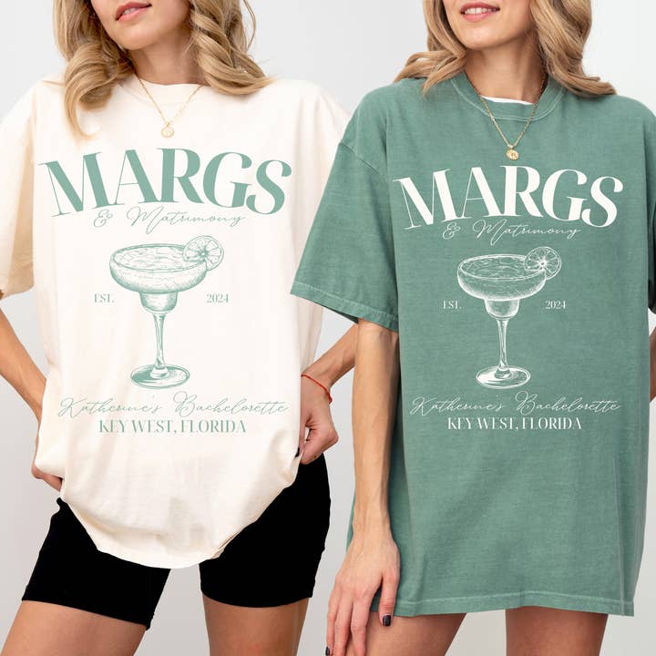 T-shirts personnalisés pour enterrement de vie de jeune fille & mariage pour la vente par COTTON PRESS CO.