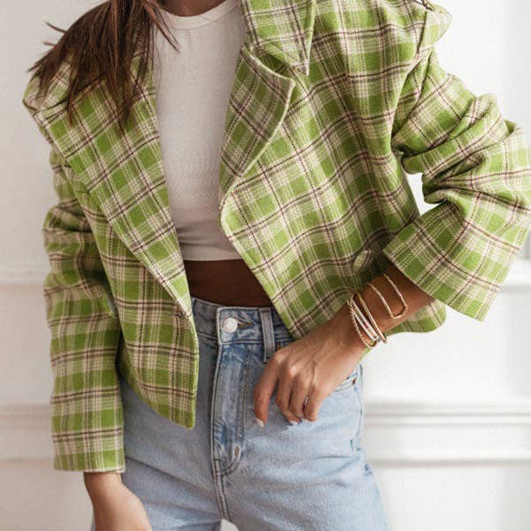 Langärmlige, locker karierte Jacken und Mäntel mit geteiltem Pankragen und andere Ergebnisse für spring pfannen im Großhandel. Kostenlose Rücksendungen und 60-Tage-Zahlungsziel auf Faire im Trend auf Faire.