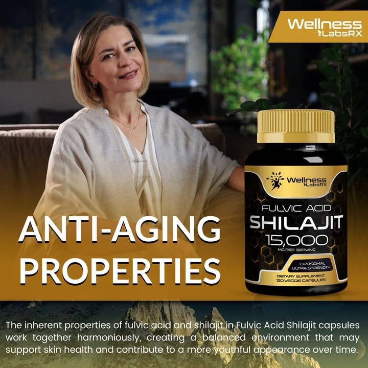 Health & Wellness Associates Inc. - Wholesale Oral Supplement/Vitamin - Liposomal Shilajit + Fulvic Acid 15,000mg Ultra Strength – 120 Capsules5