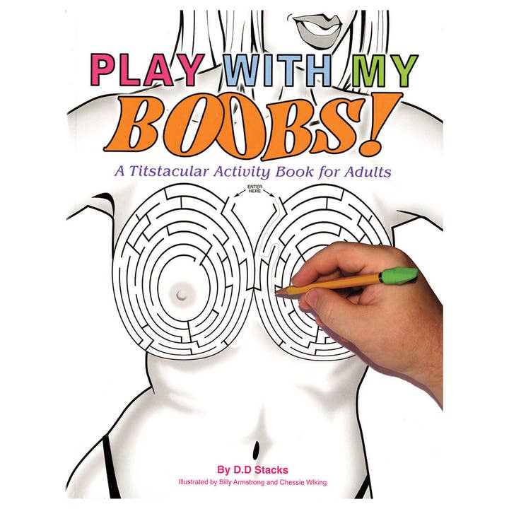 Sexology – wholesale Book – Adult – Play with My Boobs! Activity Book