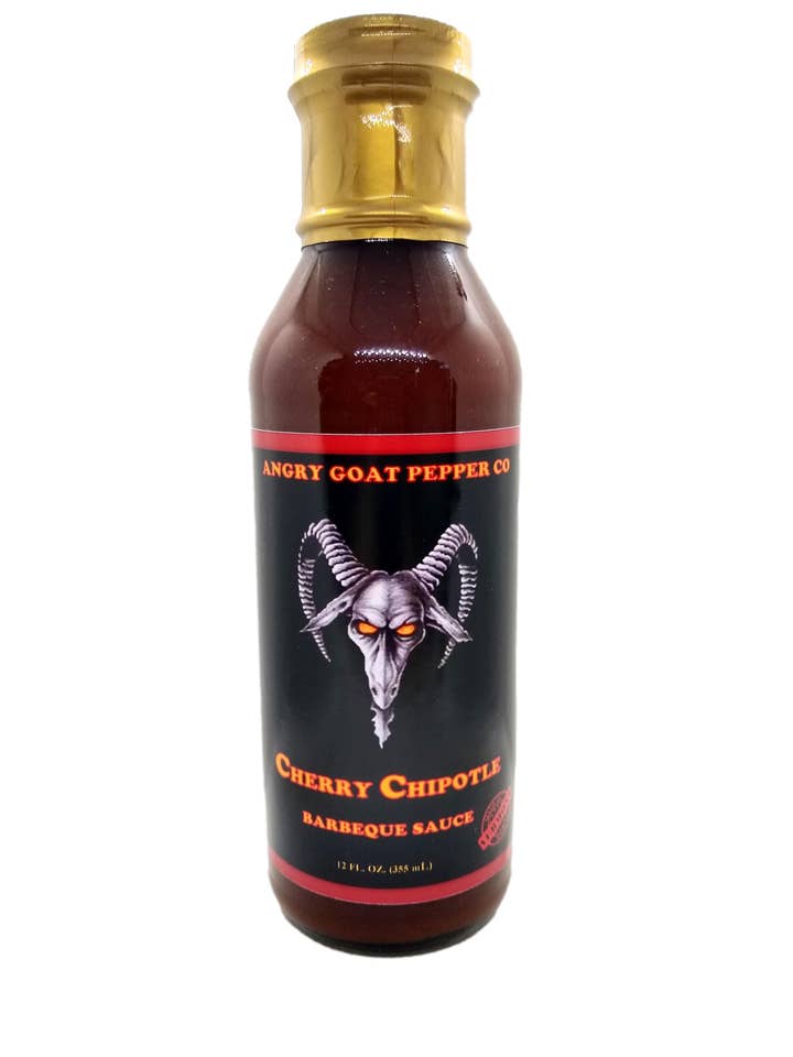 Angry Goat Pepper Co - Cherry Chipotle BBQ Sauce for wholesale by Parker Family Foods, LLC