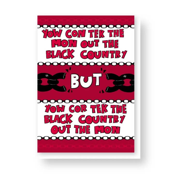 Yow Con Tek Måndagen! för wholesale av Black Country Cards
