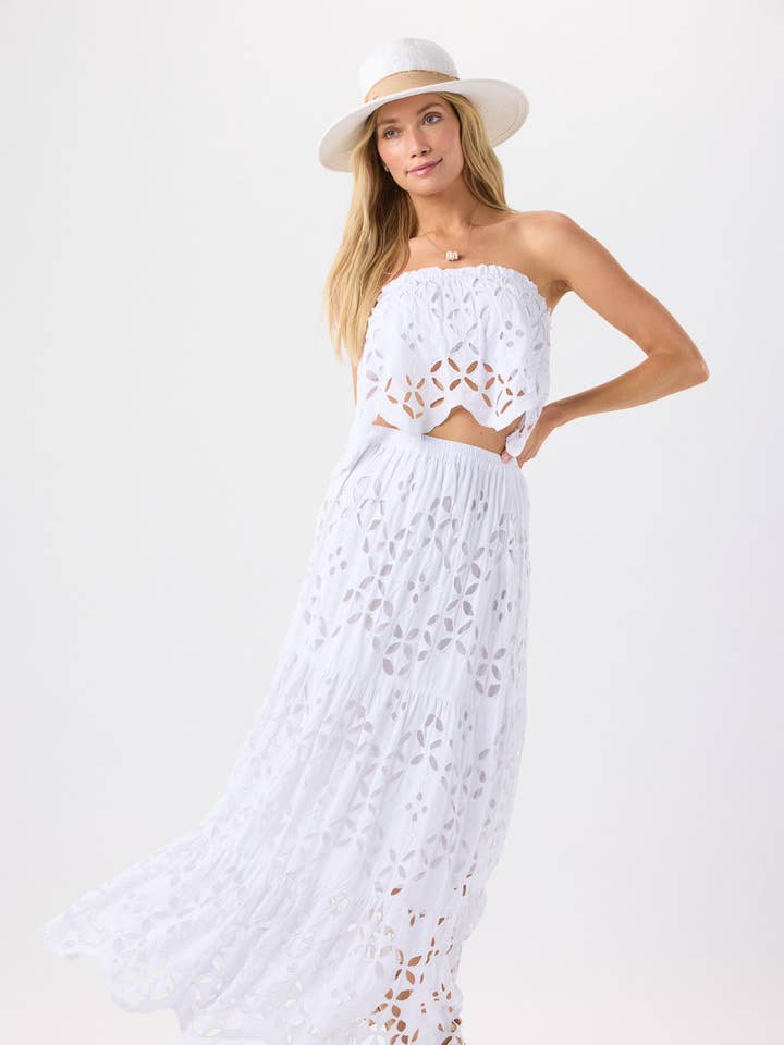 White Bora Bora Skirt for wholesale on Faire0