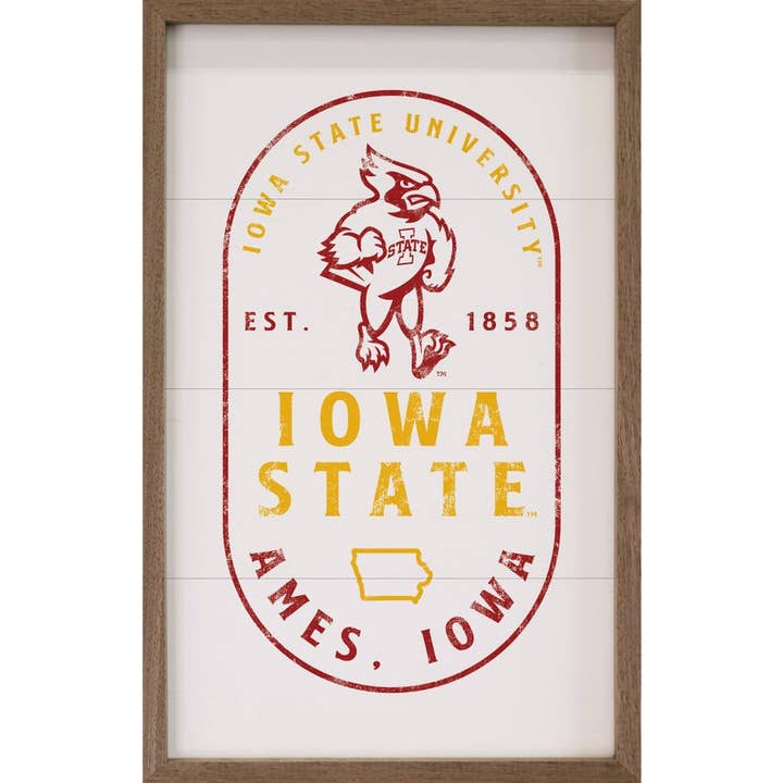 Stamp Poster Iowa State University for wholesale by Kendrick Home