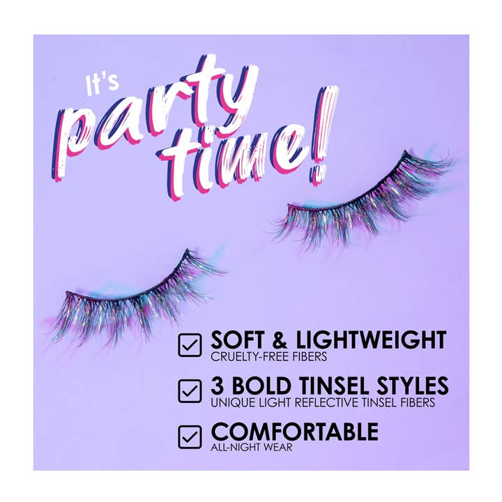 PINEAPPLE Beauty - Wholesale False/Fake Eyelashes - LA Colors C37420 After Party Party Time Lashes - 3 set4