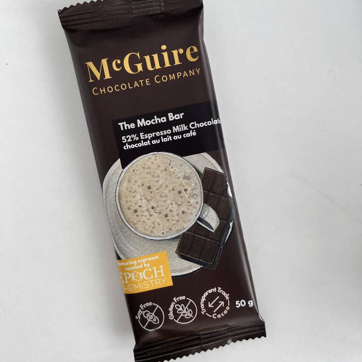 Le bar à moka pour la vente par McGuire Chocolate Company