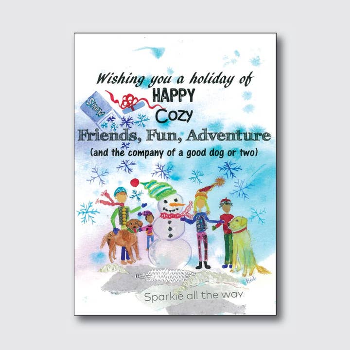 Sprankel de hele weg voor wholesale door Chique Lixo Greeting Cards