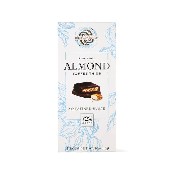 The Runaton Group, Inc. - Wholesale Toffee - Blissfully Better - Almond Toffee Thins