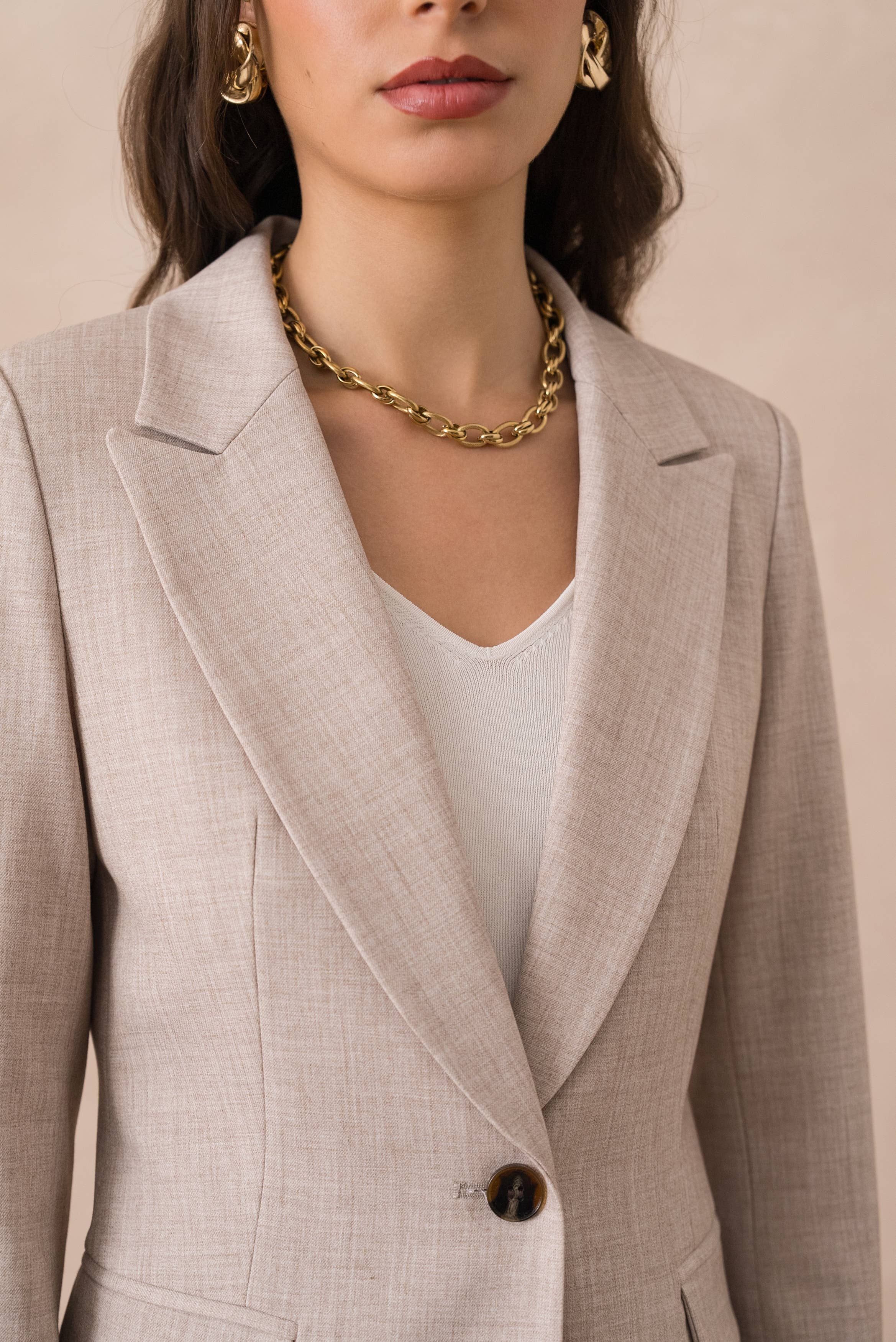 Attentif Paris – wholesale Kostymjacka – Dam – Heather figursydd kavaj för dam16