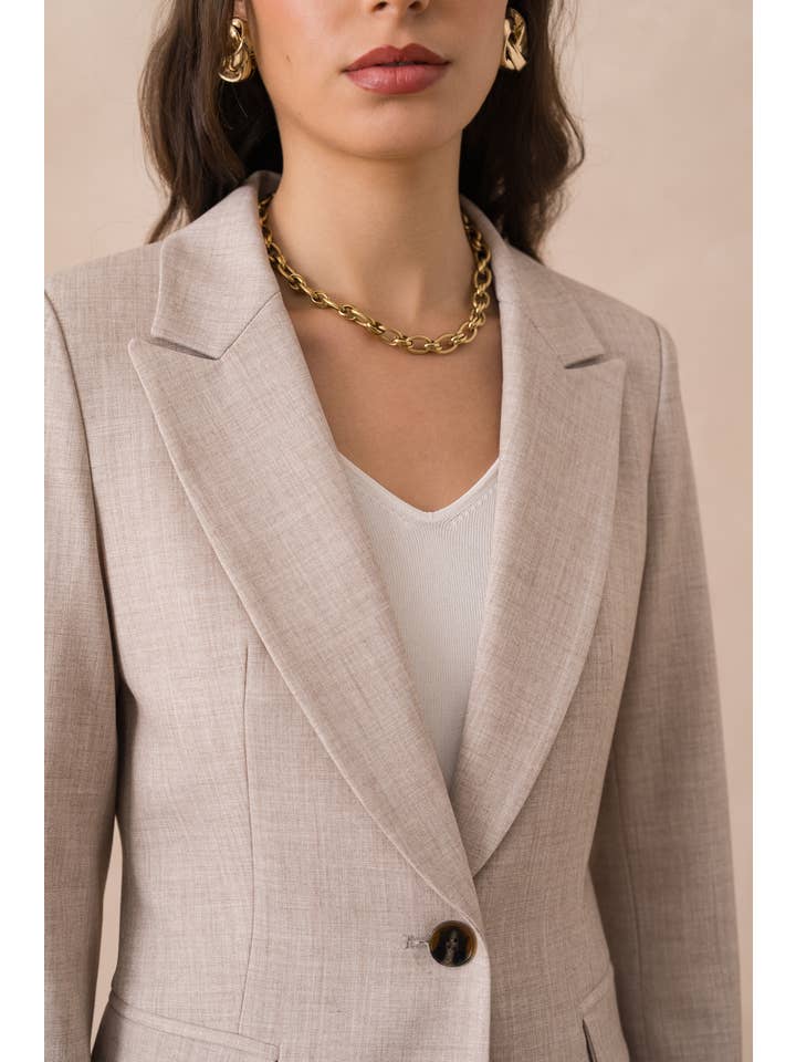 Attentif Paris – wholesale Kostymjacka – Dam – Heather figursydd kavaj för dam16