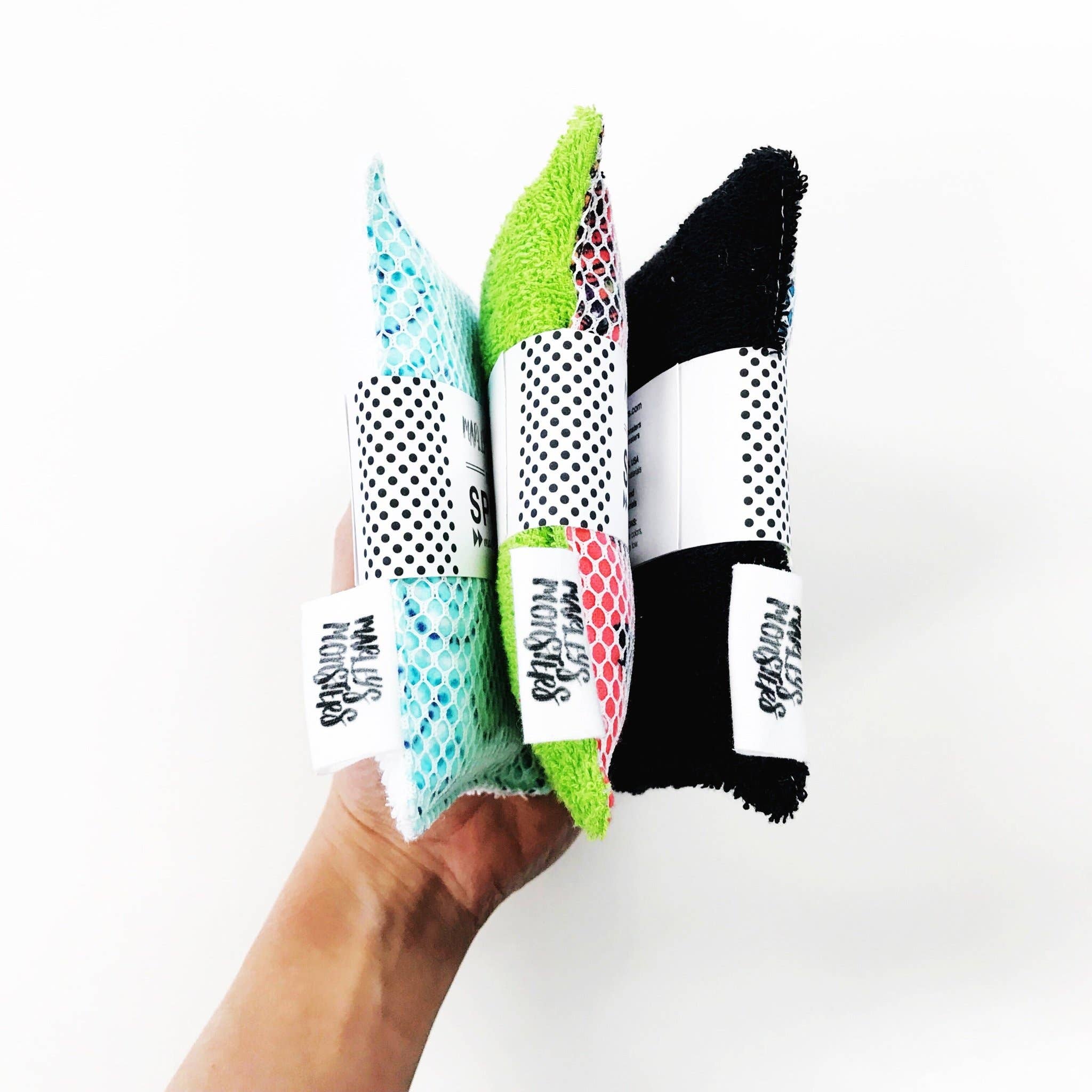 Marley's Monsters - Wholesale Cleaning Sponge - Washable Sponge - Case of 65