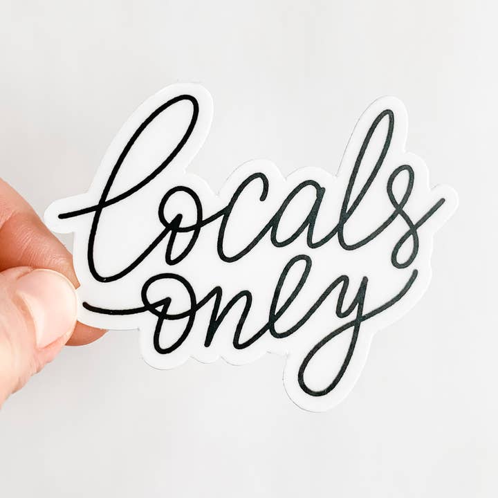 Pegatina solo para locales para venta al por mayor de Wildflower Paper Company