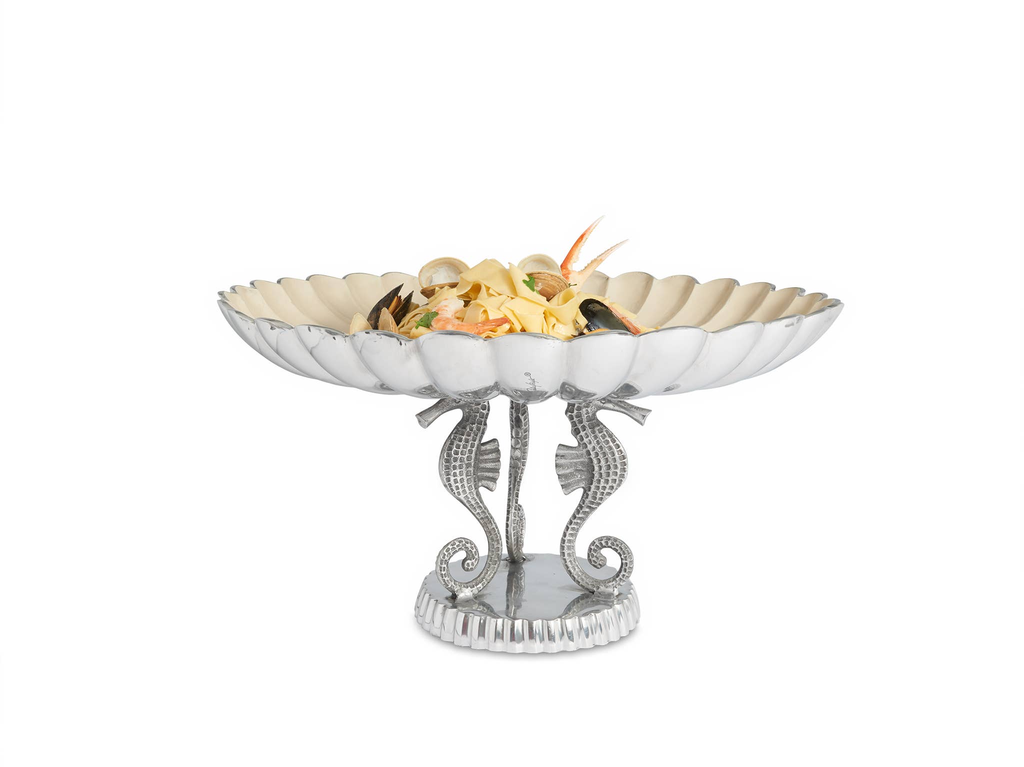 Julia Knight Inc. - Wholesale Appetizer Serveware - Sea Horse 20" Pedestal Bowl3